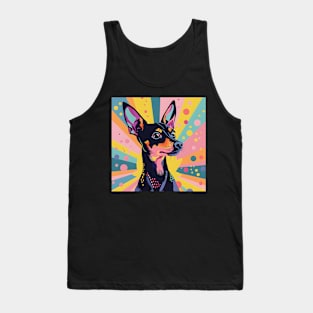 Manchester Terrier in 70's Tank Top